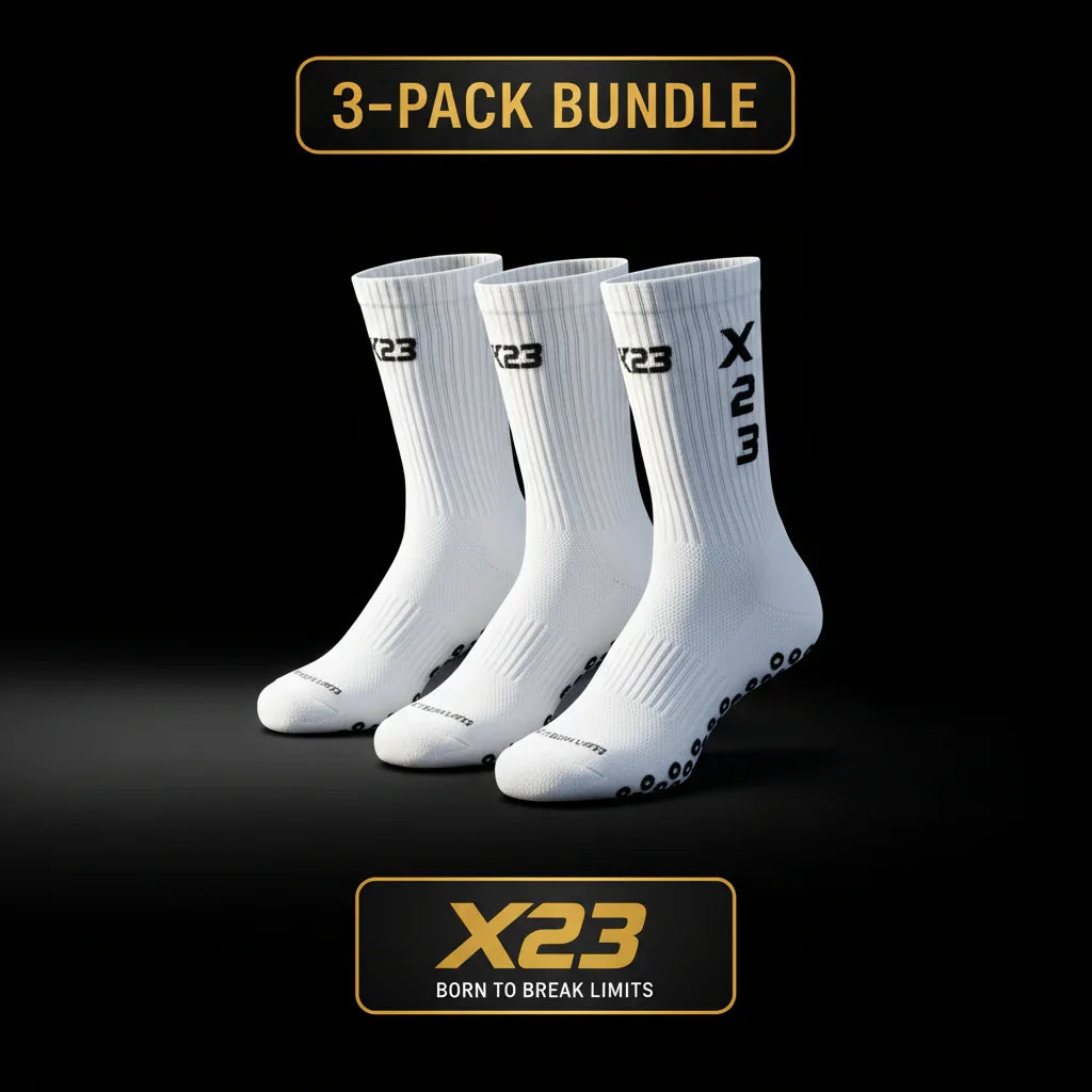 3-Pack White Socks Bundle