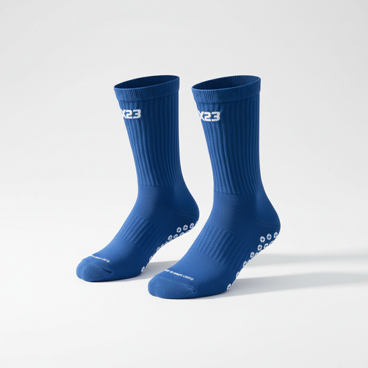Blue X23 Crew Socks Studio Product Image